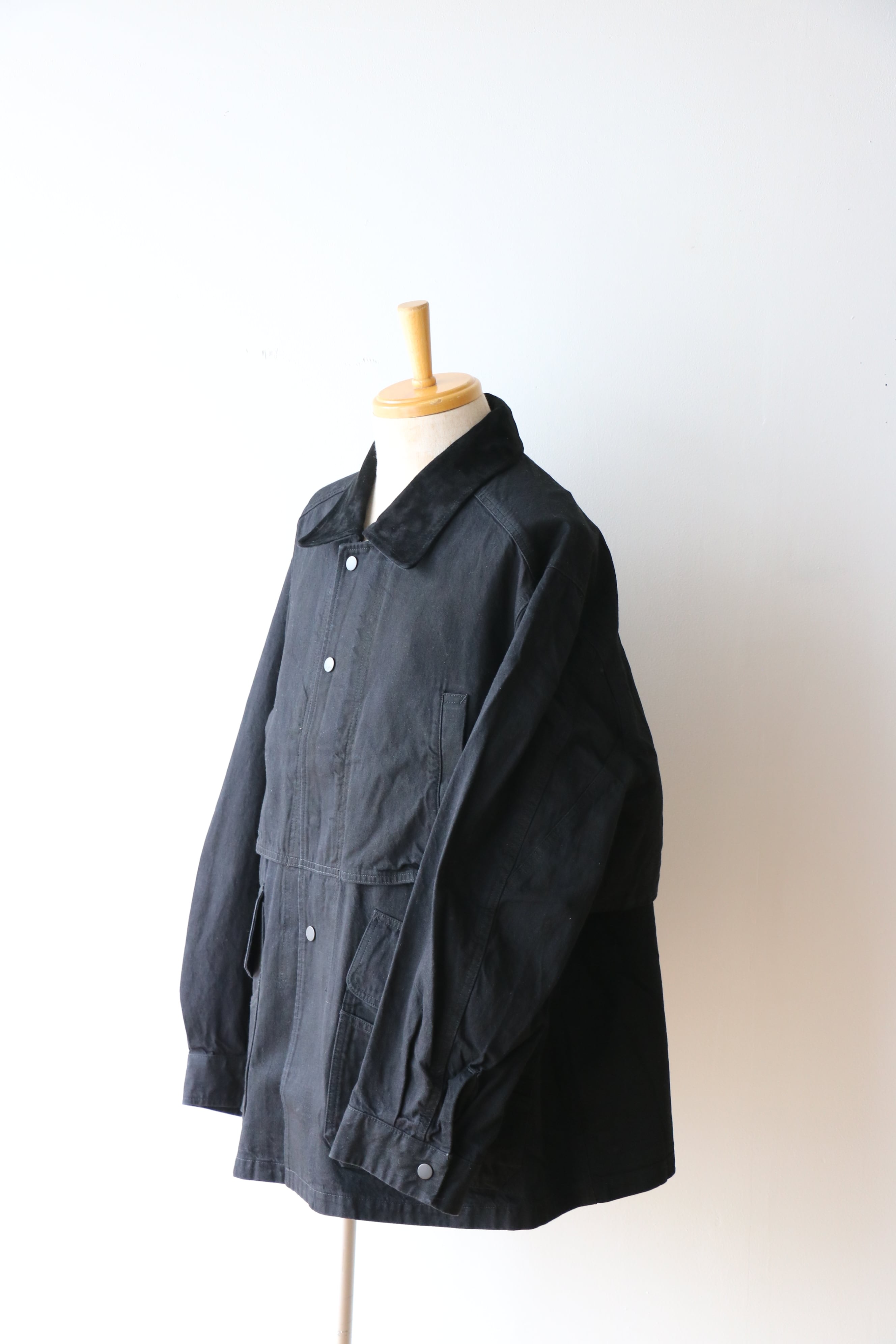 Ancellm -AGING DENIM HALF JACKET- / ANC-JK99-B / アンセルム
