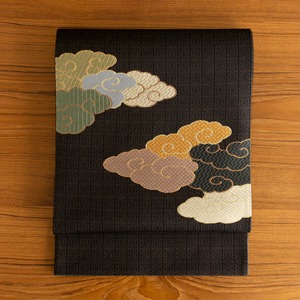 瑞雲の模様　唐織　袋帯【未使用品】