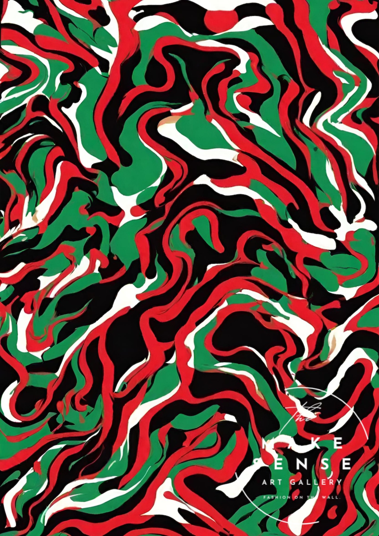 A Tribe Called Quest Pattern Ⅱ｜ヒップホップカルチャーを抽象パターンで再構成したアートポスター｜モダン空間に映える個性派デザインA4ポスター