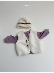 〖取寄〗韓国子供服 / 26winter / minirobe / ボアベスト / キッズ *S~XL*
