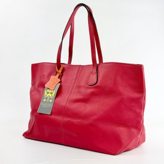 新品 訳有り 高級 本革 オシャレ TUSTING 巾着 バケツ ハンドバッグ  