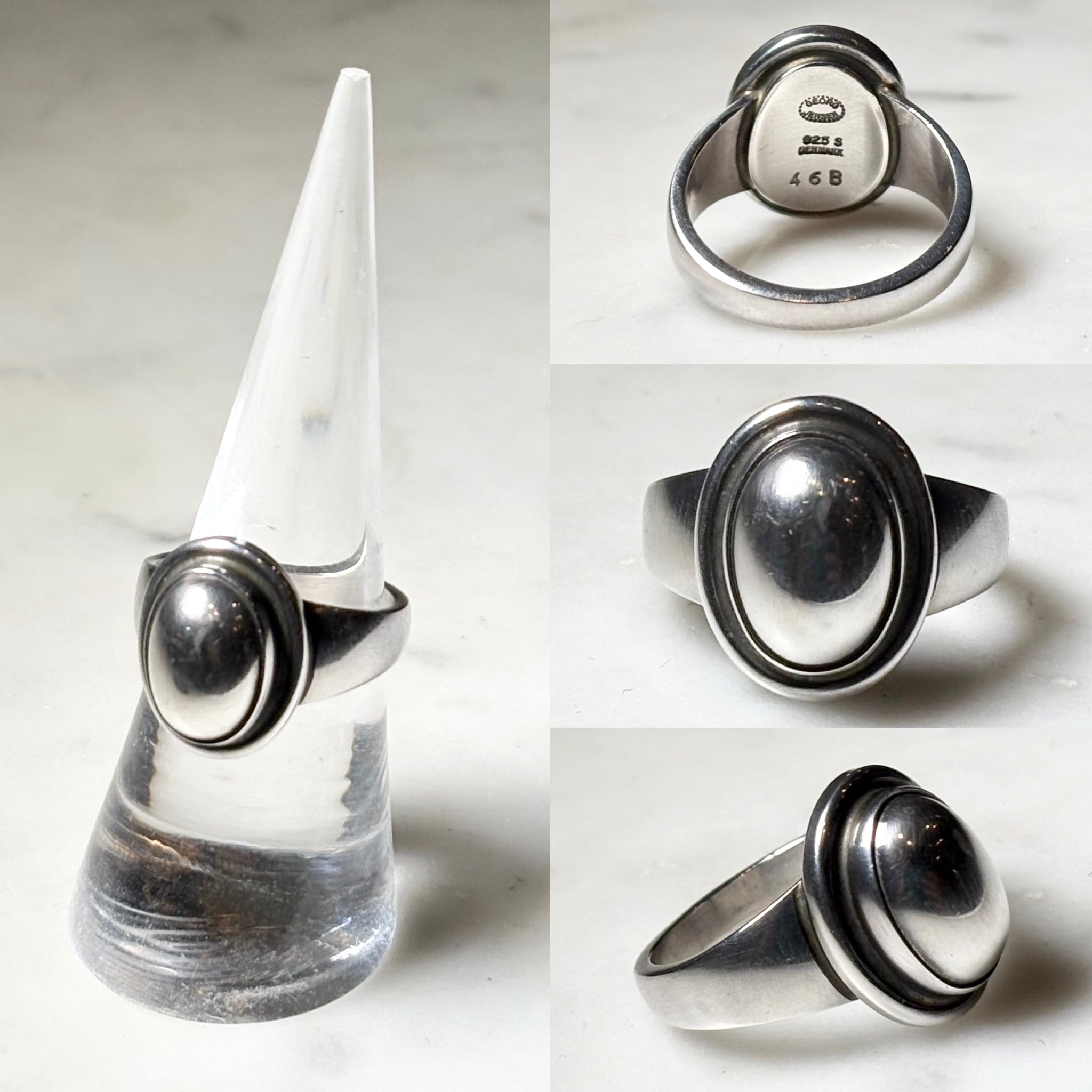 GEORG JENSEN silver ring “46B” | NOIR ONLINE