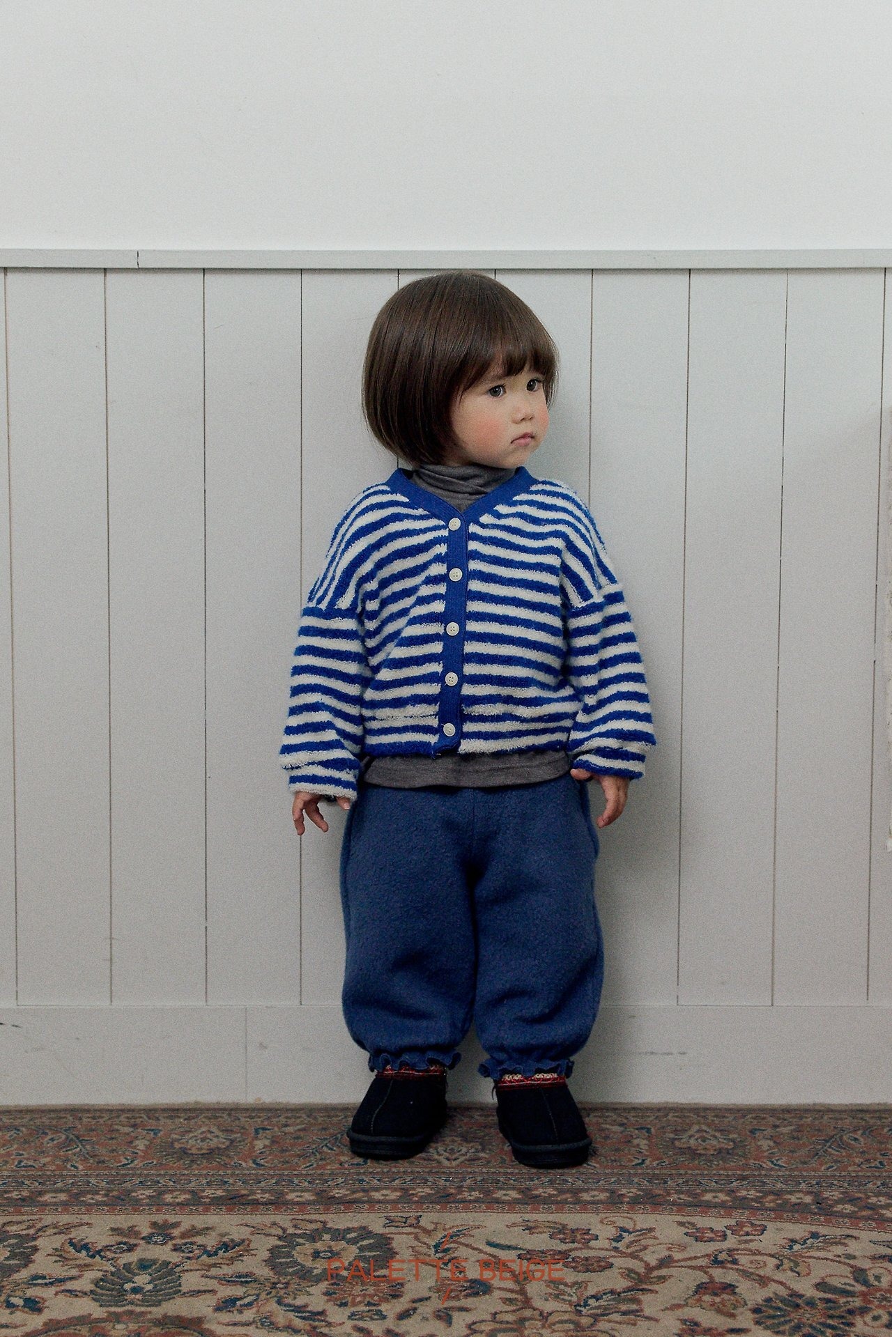 the beige［取寄］stripe cardigan 26winter