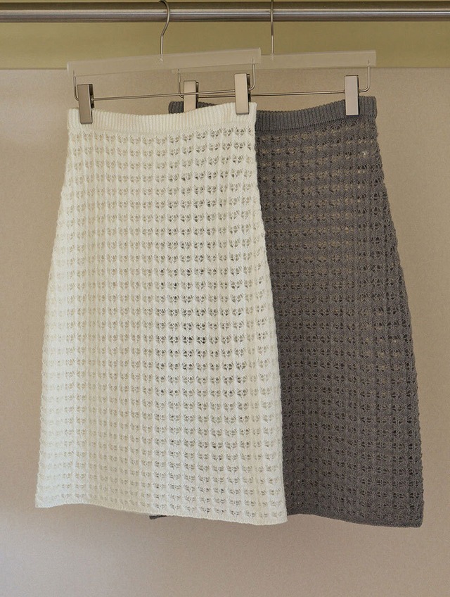anuke（アンヌーク） Pattern Knit Skirt　62620802