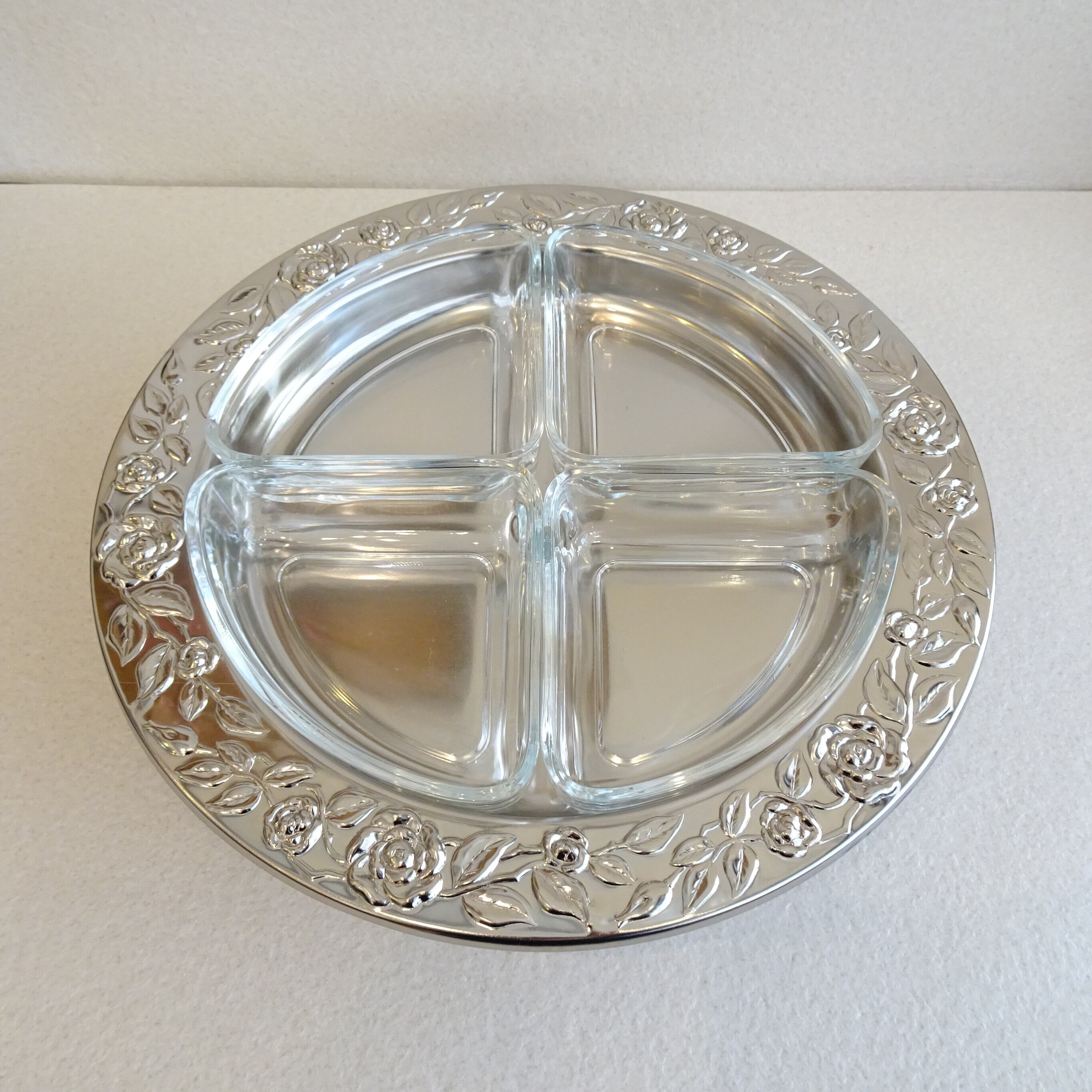 回転式のバラのオードブルスタンド