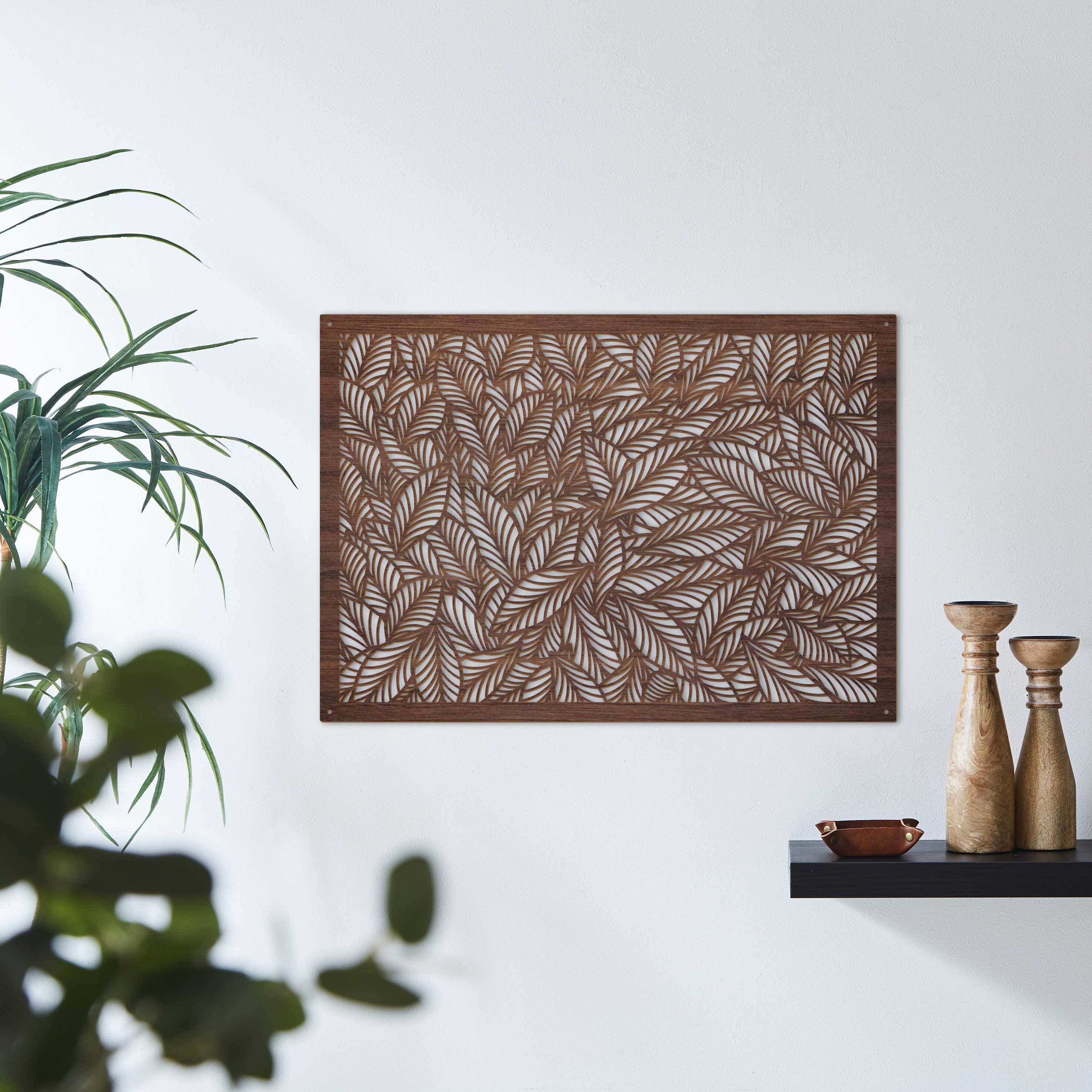 三重菱A2サイズ【 組子細工 和モダン WOODウォールアート プレゼント