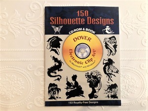 【VA255】150 Silhouette Designs CD-ROM and Book (Dover Electronic Clip Art)   /visual book