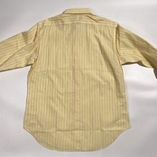 90s 00s Polo by Ralph Lauren ポロ ラルフローレン PHILIP ストライプ 長袖 ワイシャツ ドレスシャツ 41-84 /イエロー×ブルー系 メンズ ビンテージ