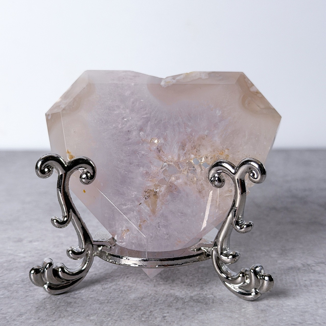 アゲートジオード ハート ＊ Agate ＊ 天然石
