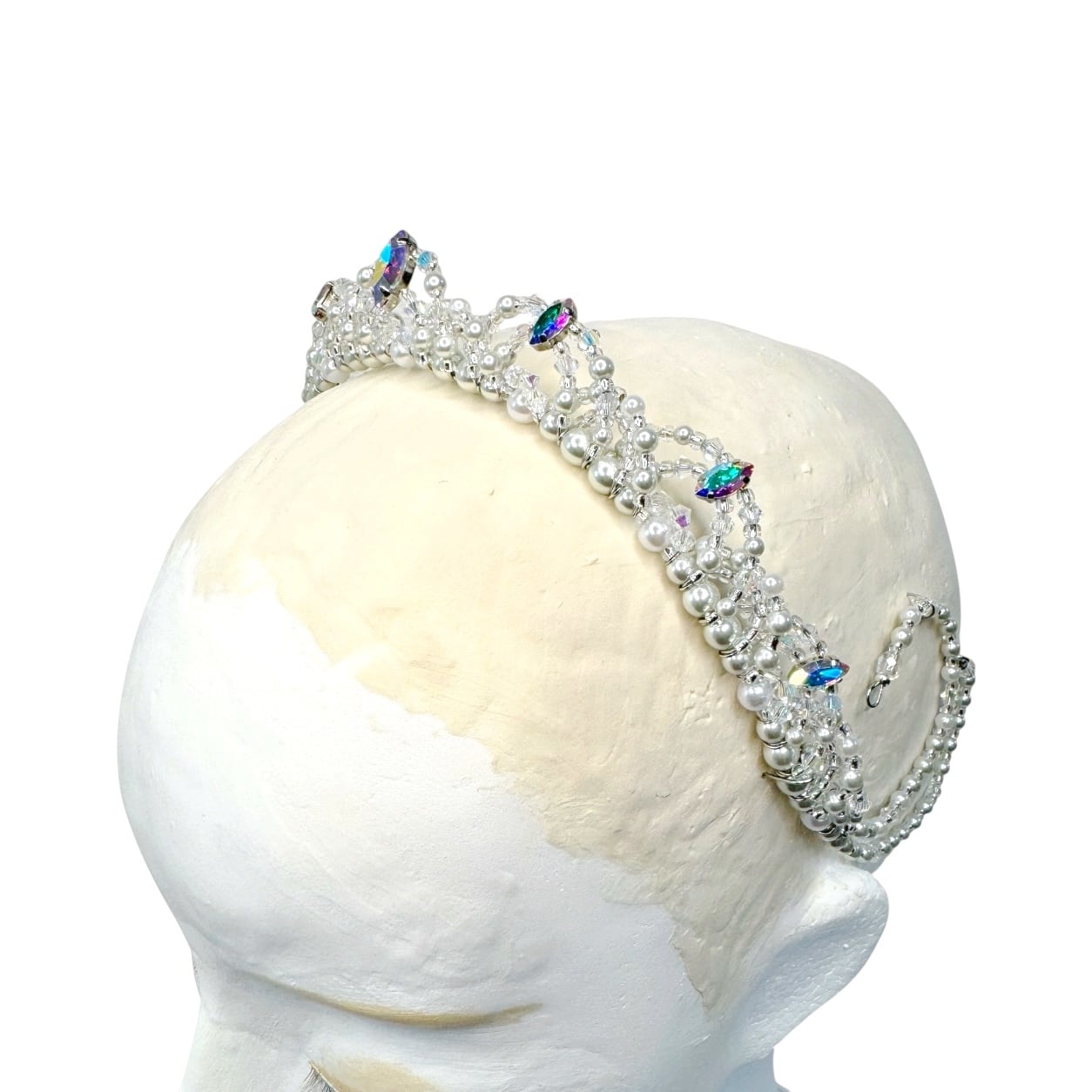 360° Beauty Ballet Tiara（Silver）｜3way バレエティアラ | Tíamour
