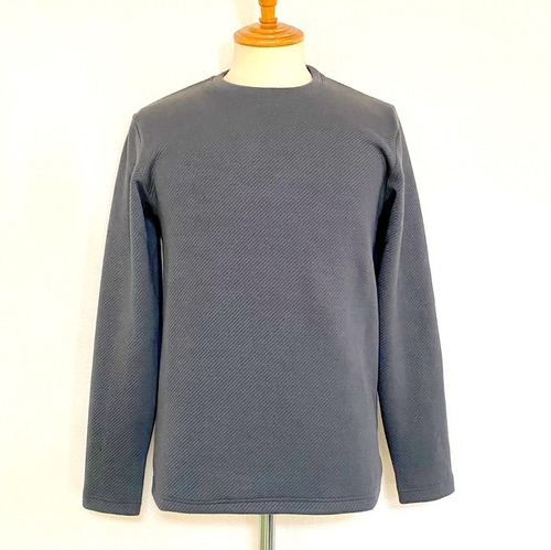 Bias JQ Crewneck Cut & Sewn　Charcoal