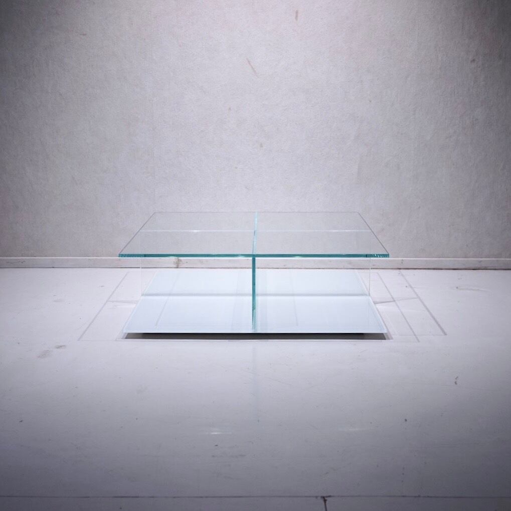 Cassina / カッシーナ■ W1085㎜ ローテーブル / ガラステーブル ＜MEX / レクタングラータイプ＞ 【S5A-GT③】 Cassina カッシーナ MEX メックス ローテーブル センターテーブル