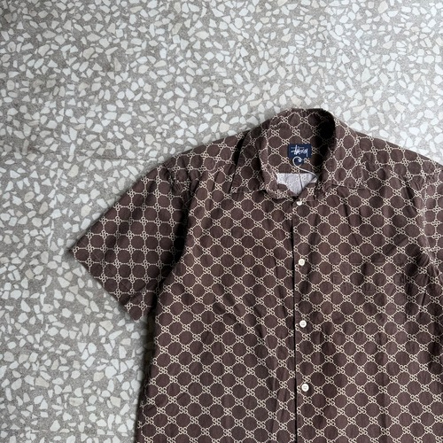 STUSSY / 90’s usa製 SS Chanel logo shirt size S