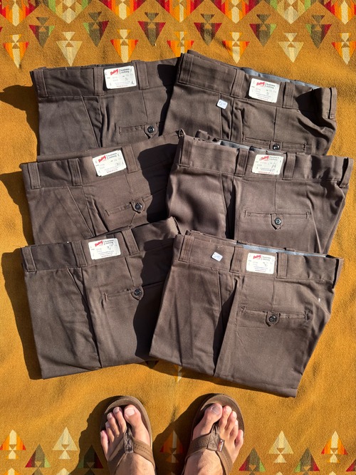 Circa 80's Deadstock Unitog Brown Work pants/W34