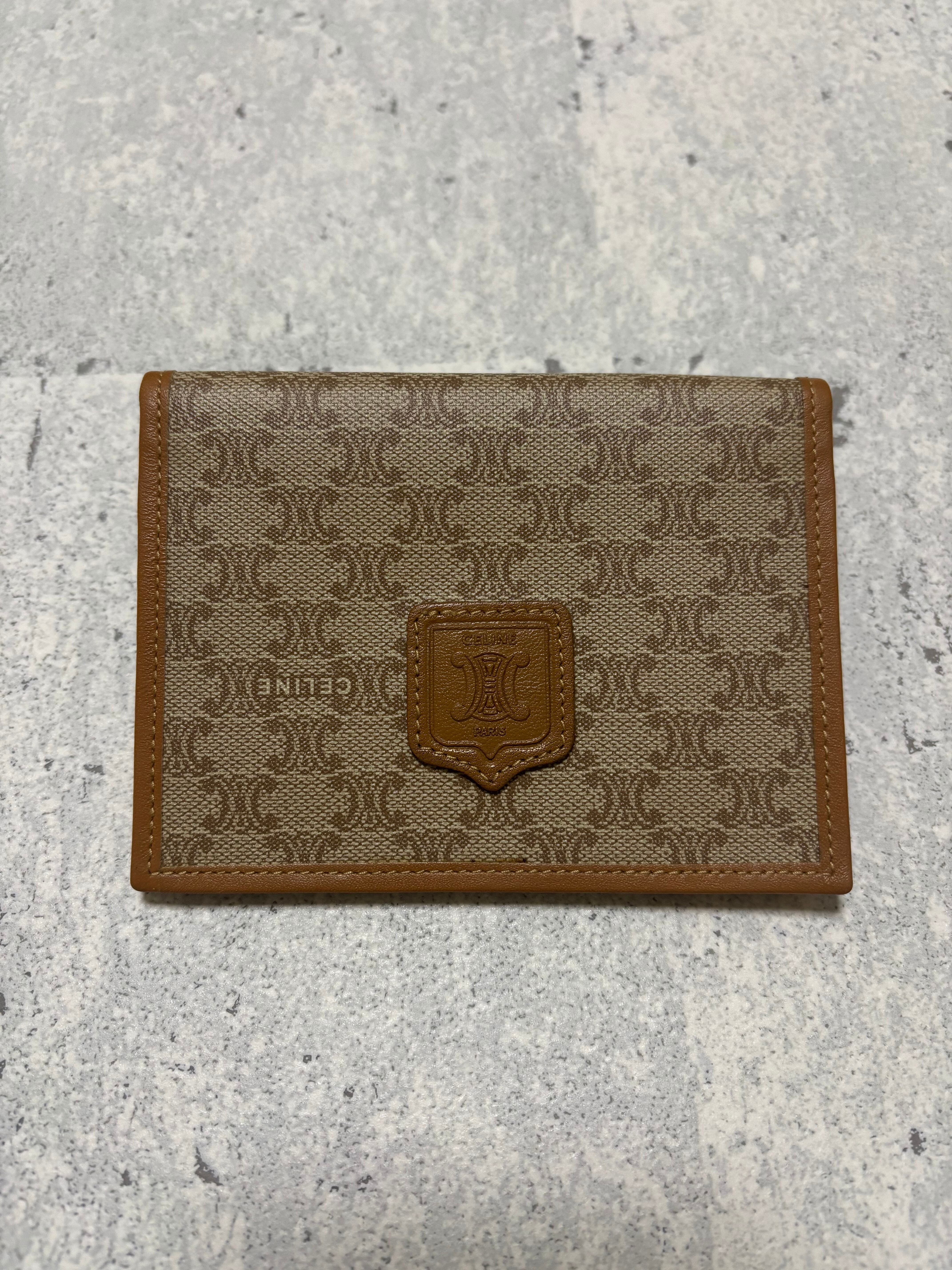 CELINE マカダムベージュ カードケース