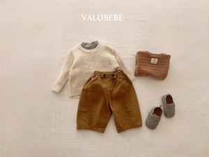 【予約/特典】valu bebe / Bonbon Peach Pants