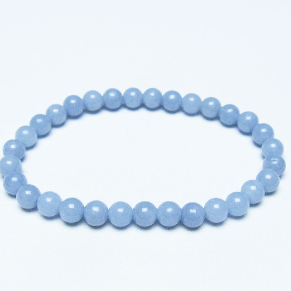 エンジェライト ブレスレット 6mm 一点物 メール便可 111-49487