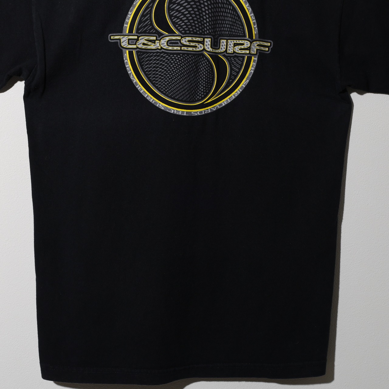 美品 L 90s USA 陰陽 T&C Surf サーフTシャツ ブラック 黒