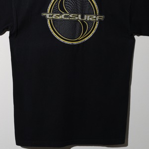 美品 L 90s USA 陰陽 T&C Surf サーフTシャツ ブラック 黒