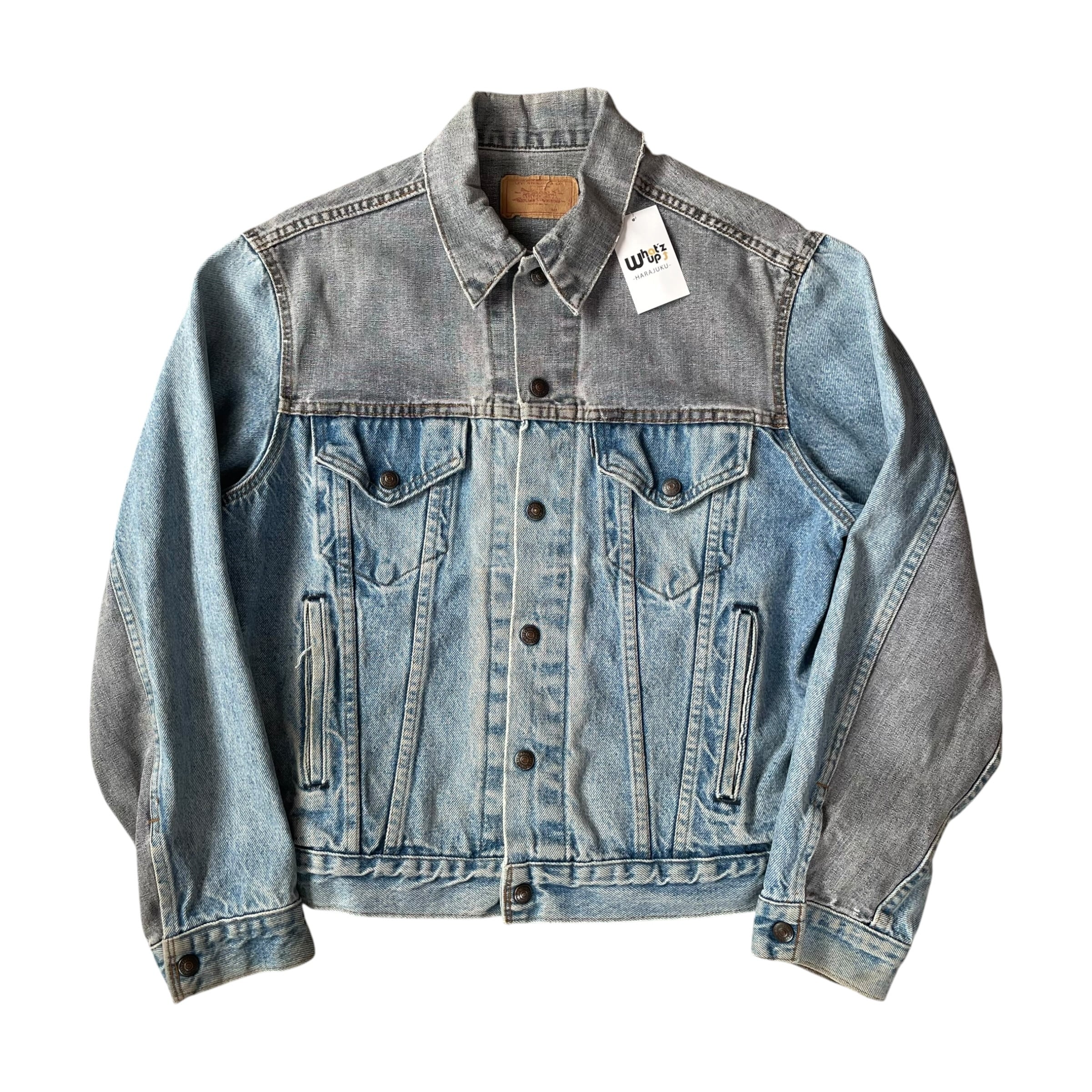1980s Levi's 70506 "BLACK&BLUE" Switching Denim Jacket