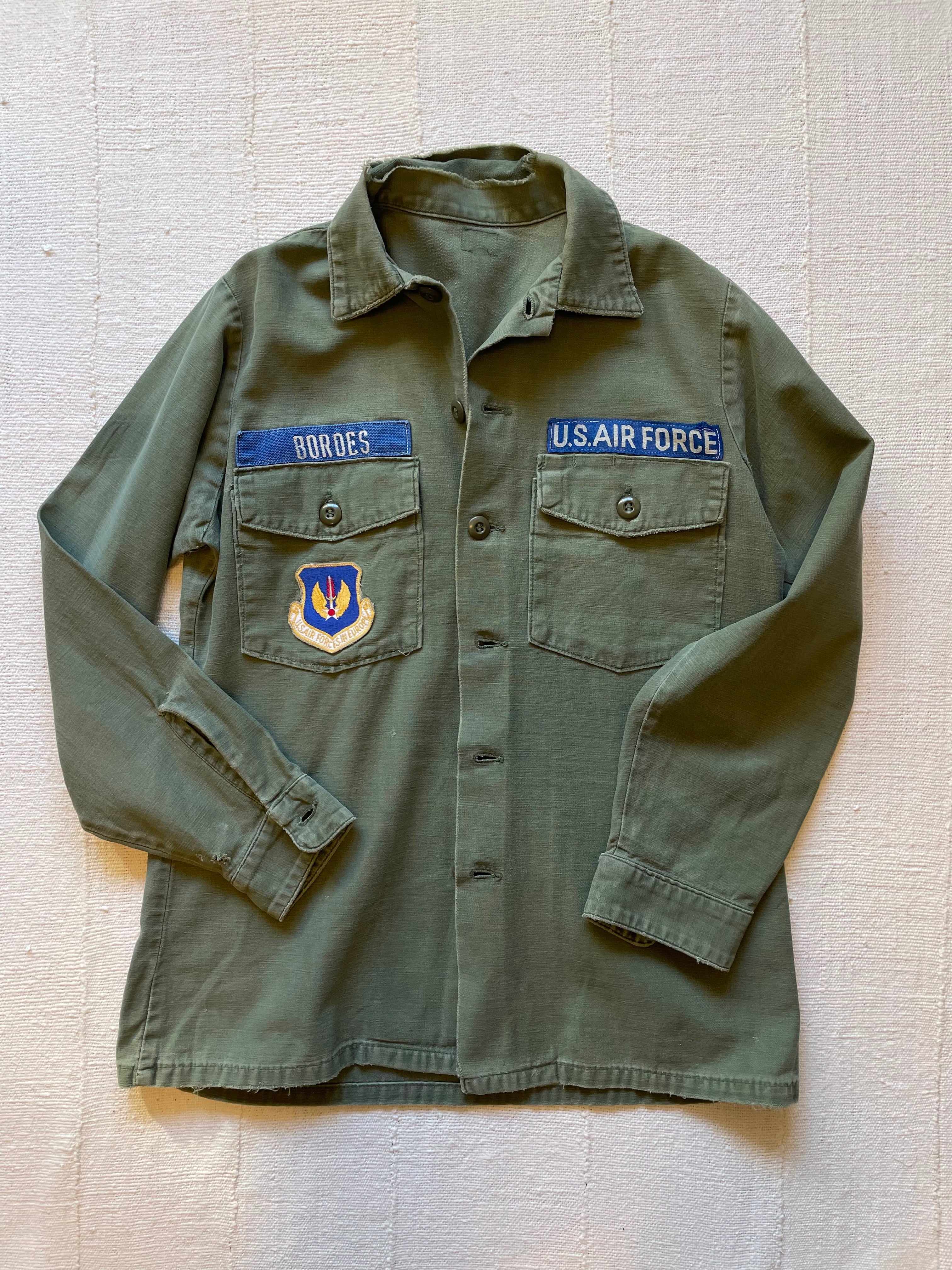 70's vintage US Army Utility Shirts OG