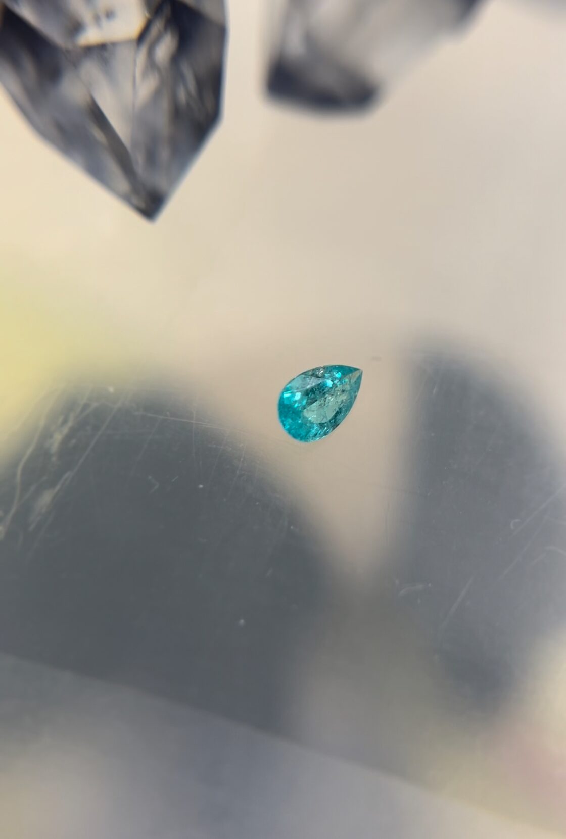 パライバトルマリン 0.17ct pear shaped | Pay ID