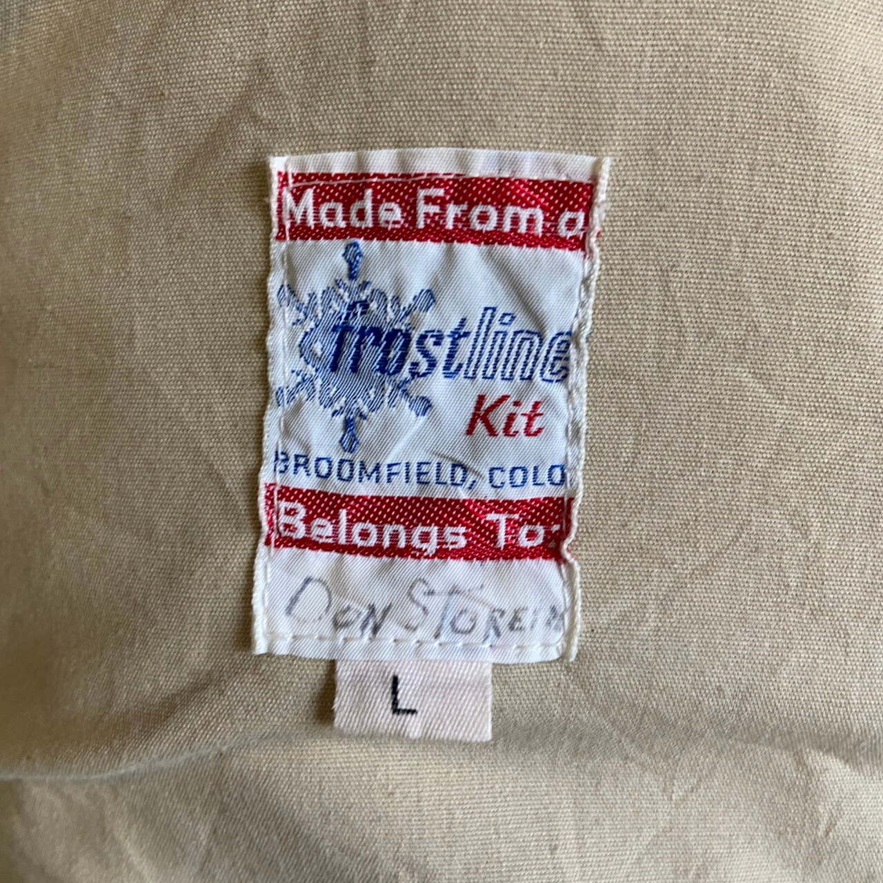 70年代 Frostline コットン×ナイロン マップポケット マウンテン 