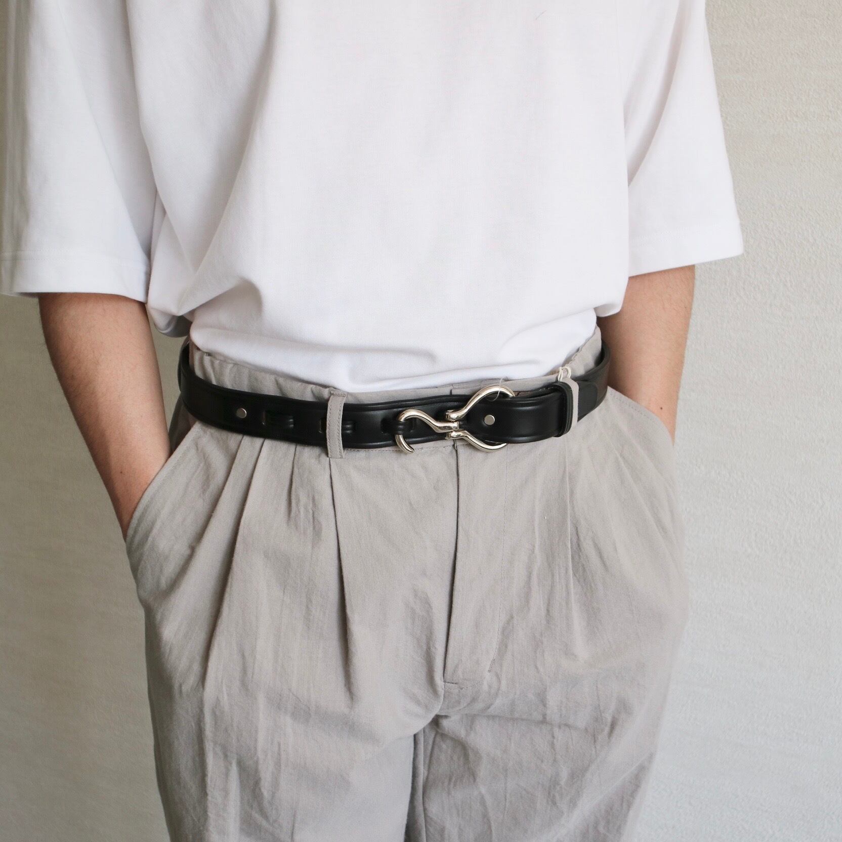 TORY LEATHER トリーレザー Hook Buckle Belt