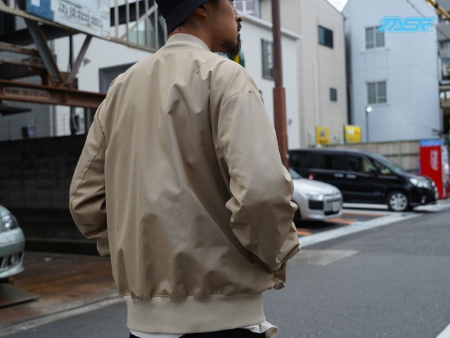 50%OFF!!　TASF  /   MA-1系 ブルゾン  /  Beige