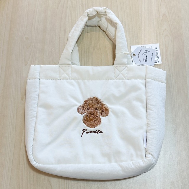 ドッグチャリティー　トートバッグ　トイプードル