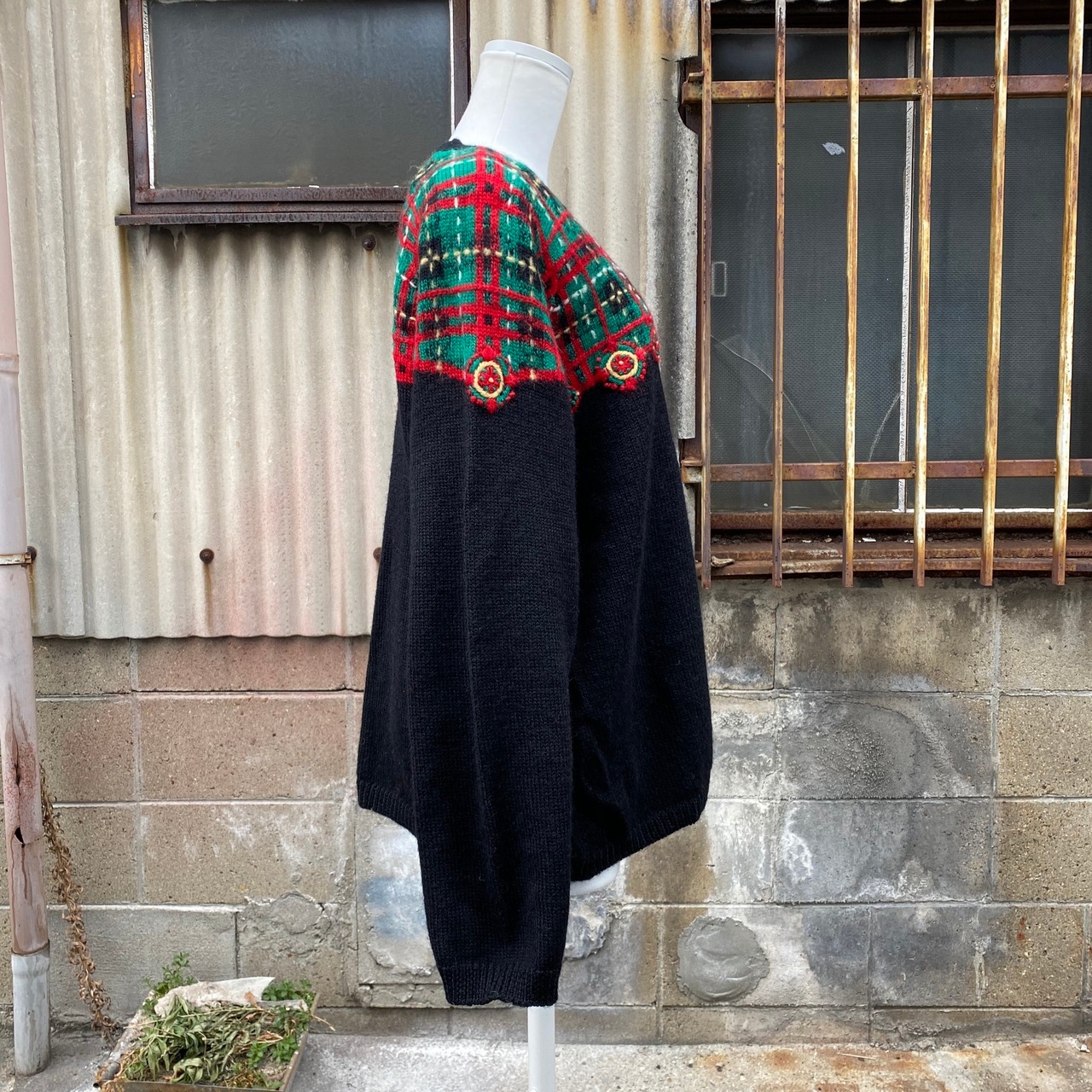 PENDLETON ペンドルトン タータンチェック柄 ウールニットカーディガン 