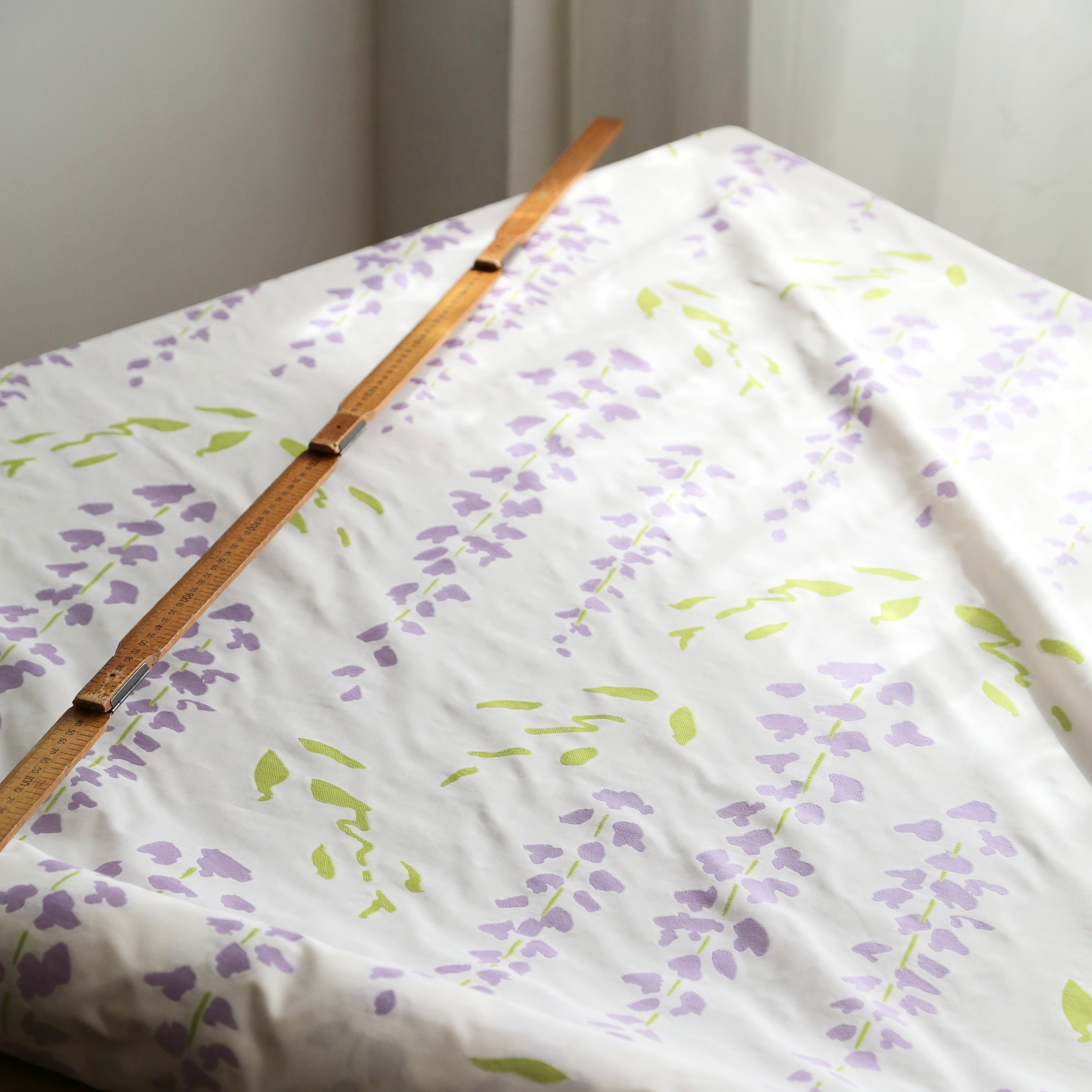 Original Textile 'Wisteria' White & Wisteria | IBAMOTO HONTEN