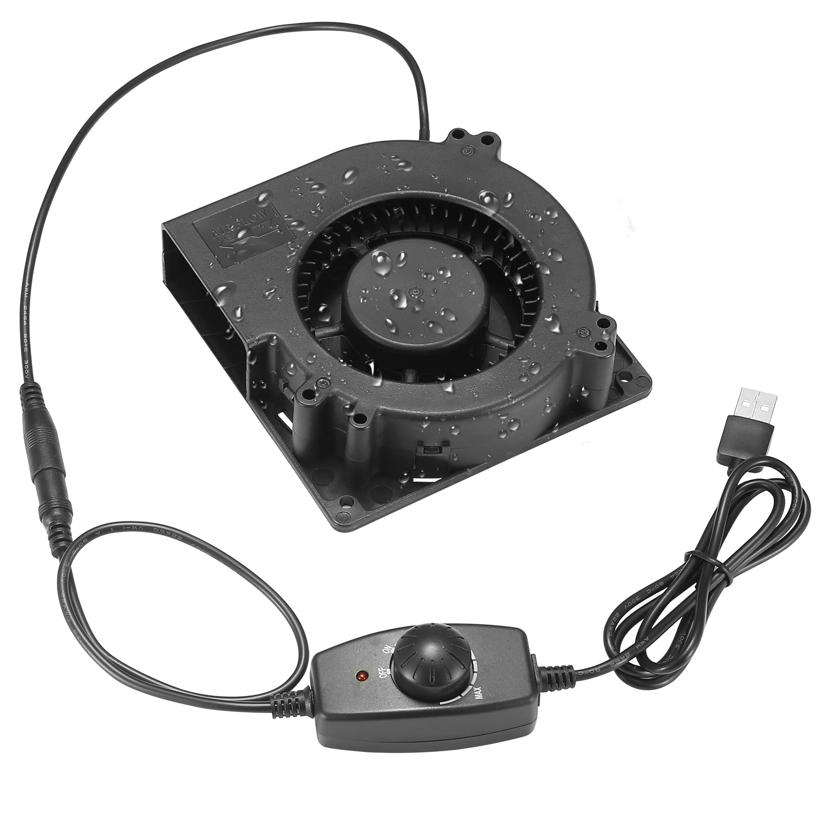 【数量限り】12CM 5V USB ブラシレスブロワー 冷却ファン小型大風量送風機12032ブロワー防滴送風機 バーベキュー送風機キャンプ業務用送風機火起こし 屋外使用可能 風量可調整 1個