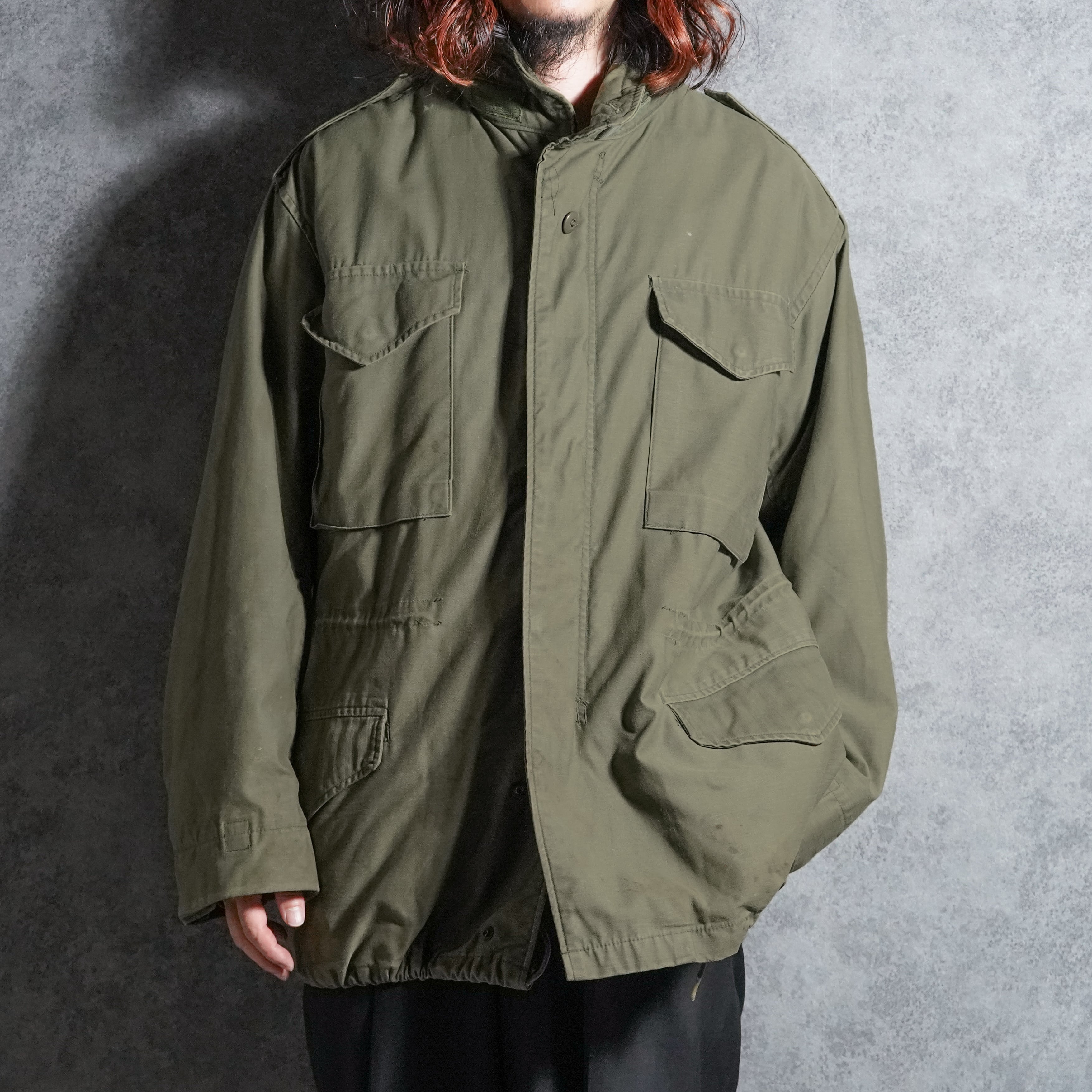 ジャケット・アウター 1950s french military sleeping shirt DEAD STOCK】50s French Army Sleeping Shirt Blue フランス軍