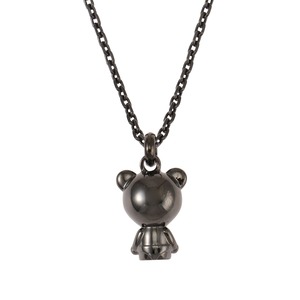 送料無料【HIPANDA ハイパンダ】男女兼用 UNISEX ネックレス HIPANDA×GARDEL SILVER NECKLACE BLACK COATING