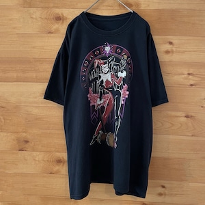 【DC COMIC】ハーレイ・クイン Tシャツ バットマン プリント XL ビッグサイズ us古着