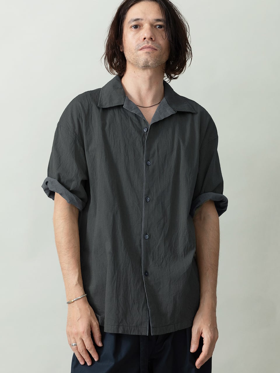 美品EGO TRIPPING エゴトリッピング / ウールシーピーオーシャツ EGO TRIPPING (エゴトリッピング) FLIPSHIRTS オープンシャツ