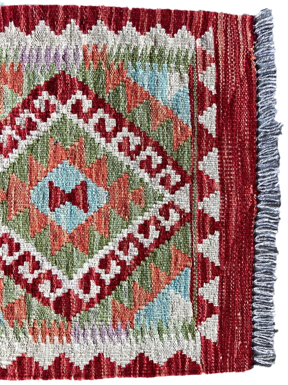 マイマナ アフガニスタンキリム トライバルラグ105x150cm手織り