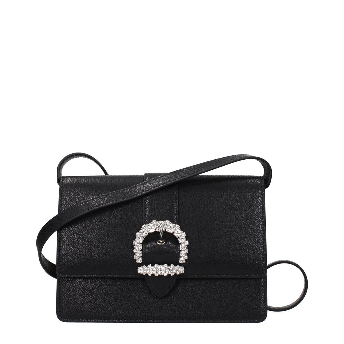 【新品】JIMMY CHOO ジミーチュウ レディース クロスボディバッグ レザー ブラック CHERIXBMOSGLBLACK