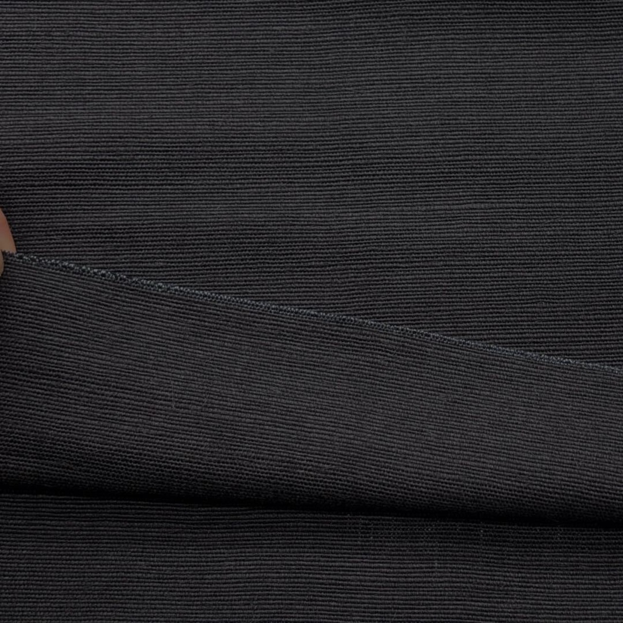 ★NY041◆3m◆コットンリネン混ざっくり織り生地◆ヴィンテージネイビー