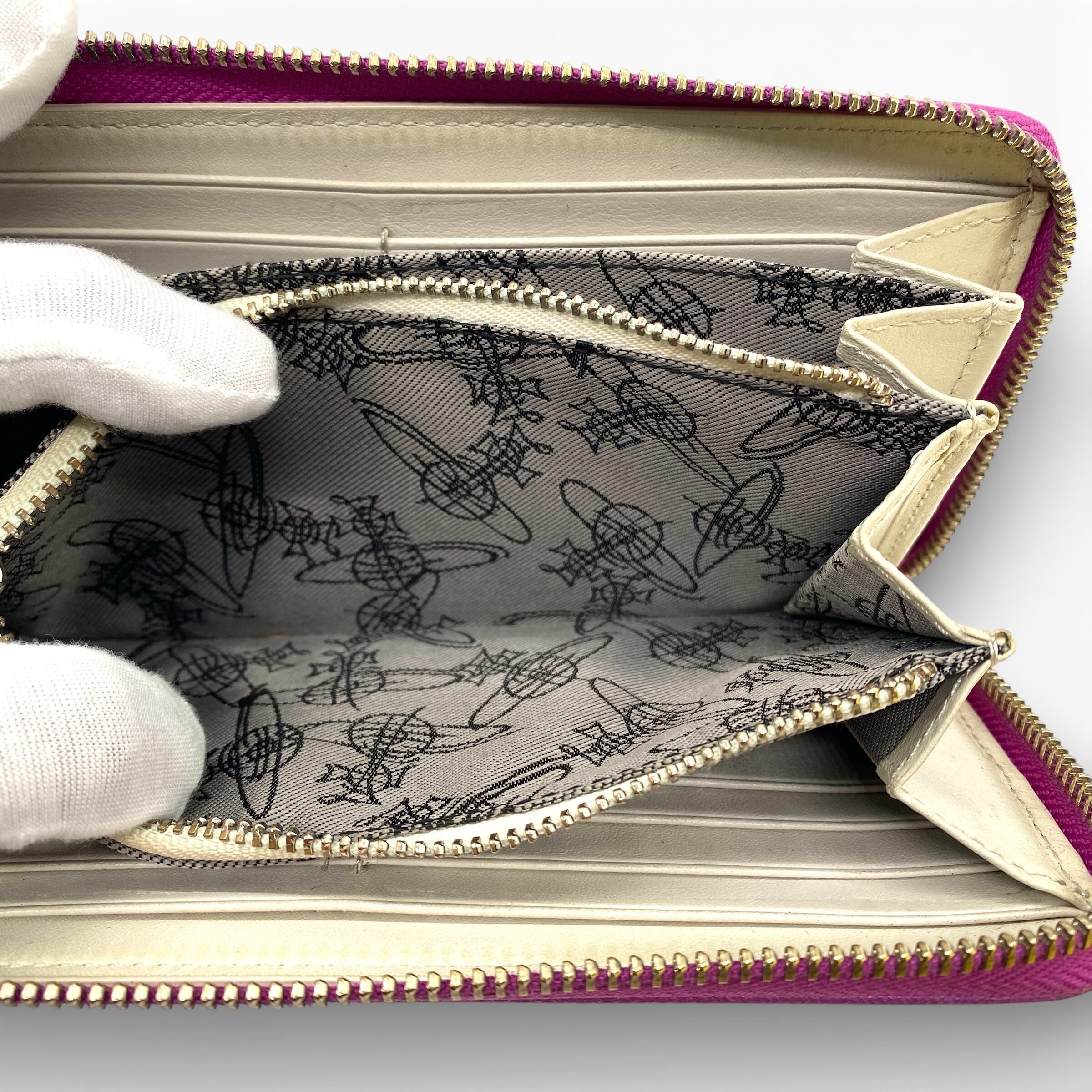 Vivienne Westwood Orb Long Wallet Zip Pink / ヴィヴィアンウエスト