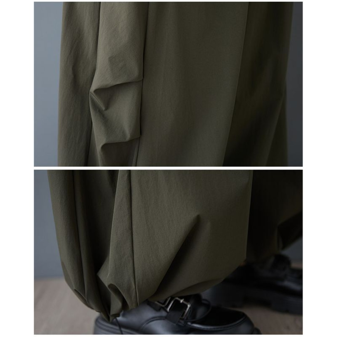 ドローストリング バルーン ワイドパンツ 00156