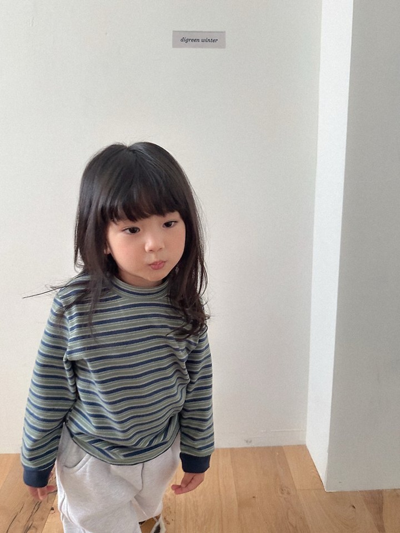 〖取寄〗韓国子供服 / 26winter / Digreen / ミックスタートルネックT / キッズ / 冬服 *S~2XL*