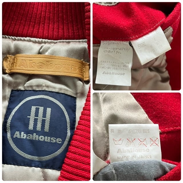 ABA HOUSE】アバハウス スタジャン スタジアムジャンパー バーシティ