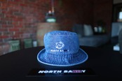 NORTH BARRRY クマロゴ／Jeans Bucket Hats　