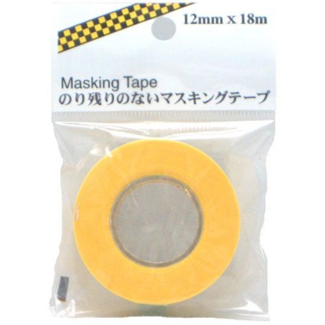 HCP のり残りのないマスキングテープ 12mm×18m