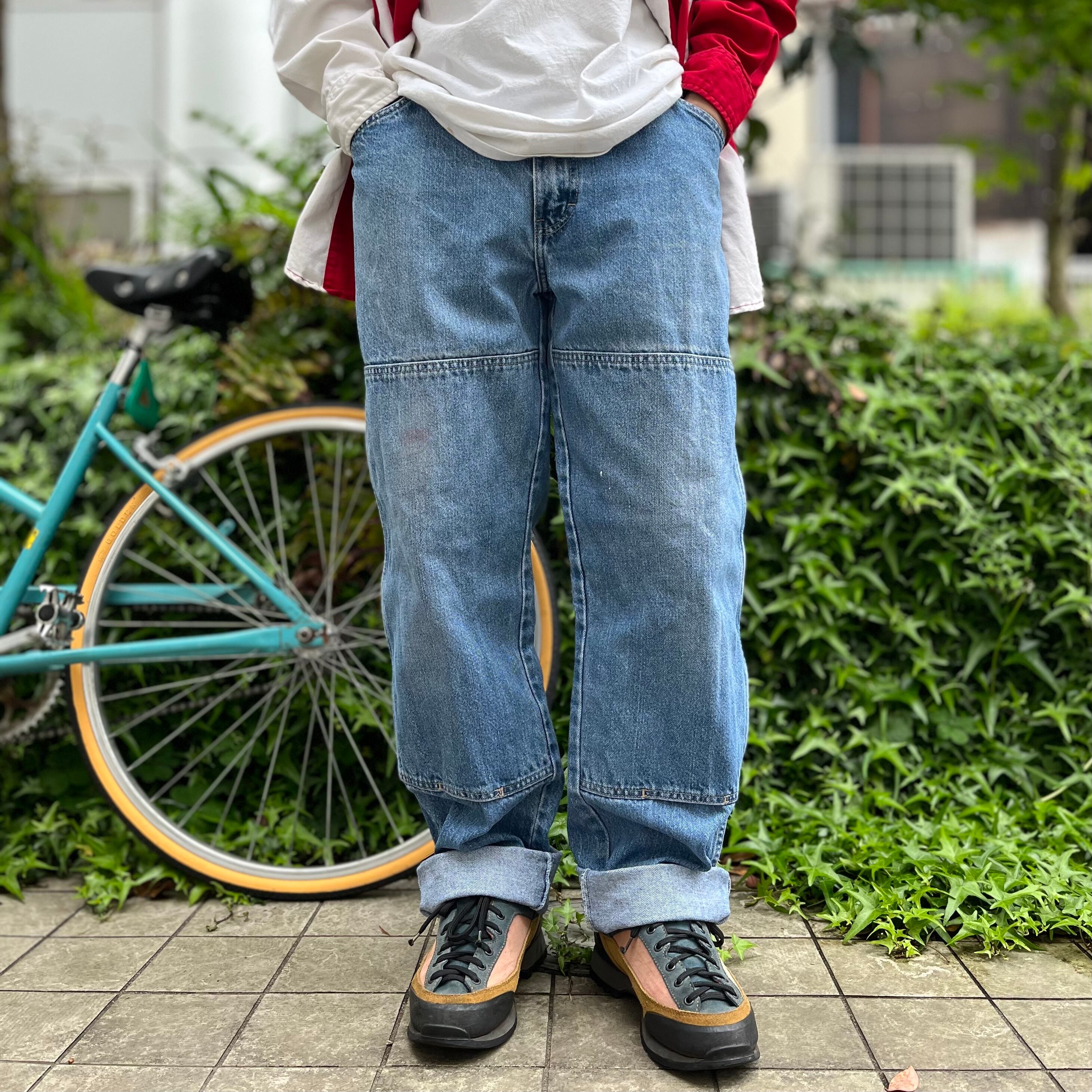 size:W36 L32【 Dickies 】ディッキーズ ダブルニーデニムパンツ ...