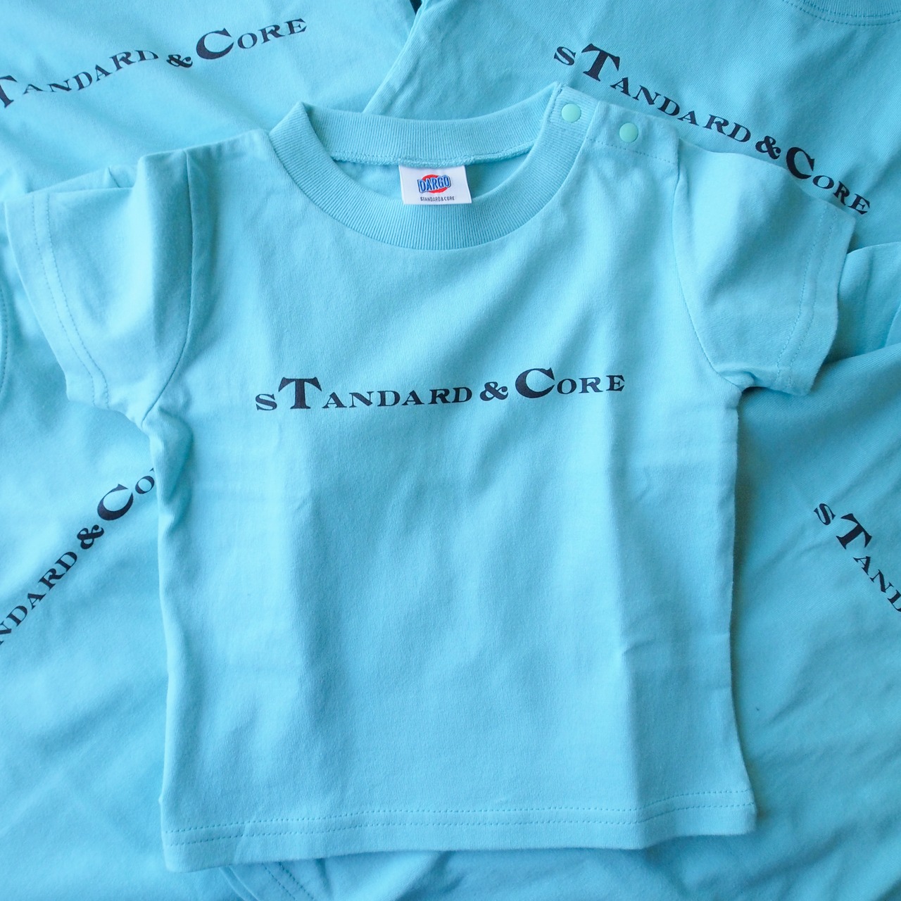 【キッズ】【DARGO】"sTandard & Core" Kids T-shirt（Ti○○any Blue）