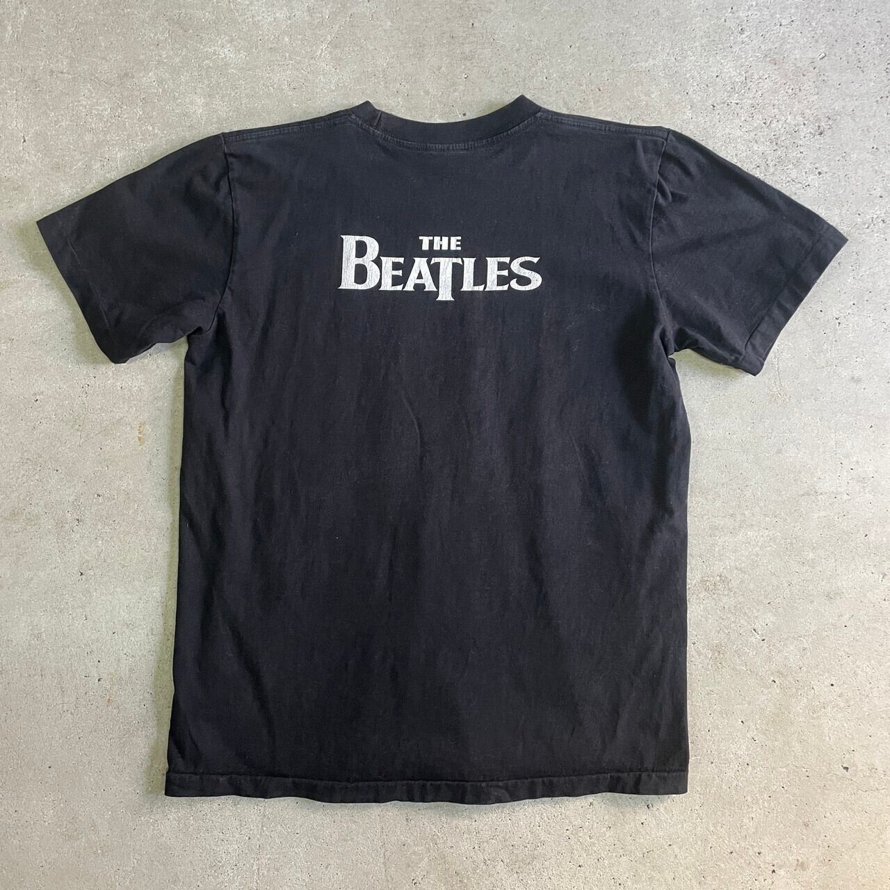 THE BEATLES ビートルズ Abbey Road アビイ・ロード 両面プリントTシャツ メンズM 古着 バックプリント バンドTシャツ  ブラック 黒【Tシャツ】 | cave 古着屋【公式】古着通販サイト