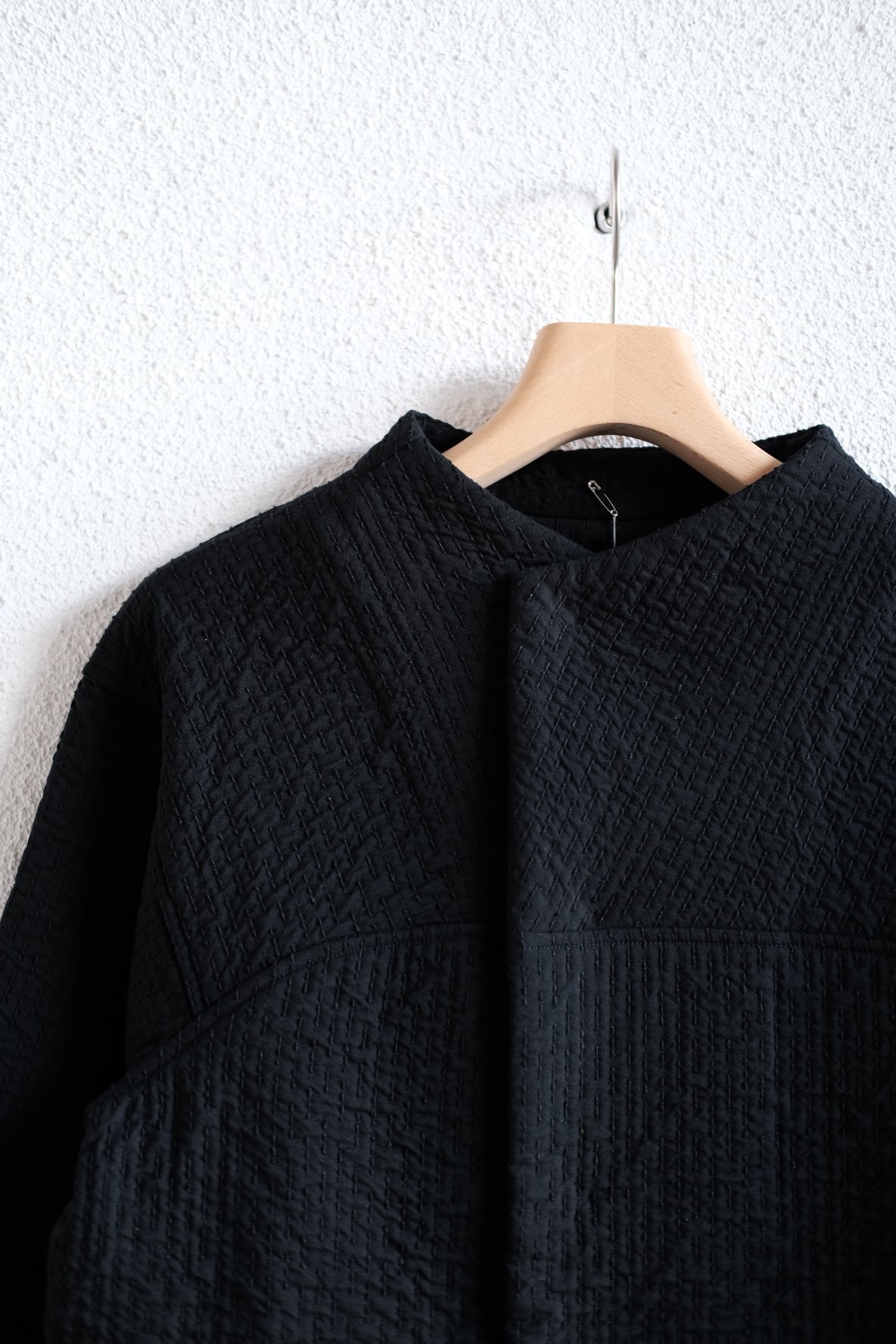 MITTAN＜ミッタン＞中わた刺し子織ジャケット | Inhigh